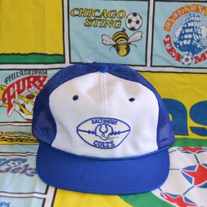 Vintage 1970&#39;s Baltimore Colts Snapback! Retro Sports Specialties NFL Football Youngan Trucker Hat!