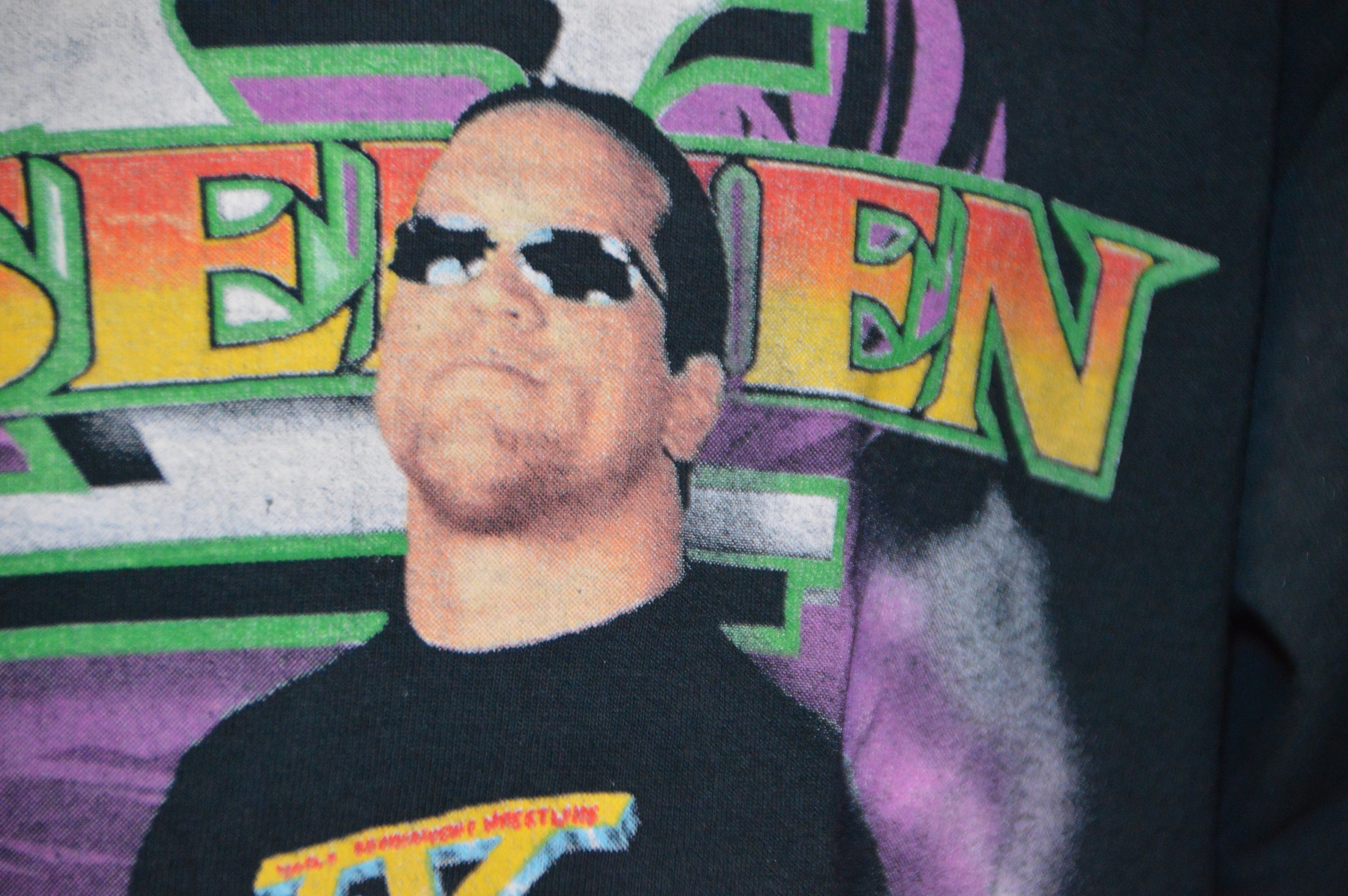 1990 年代のヴィンテージ WCW フォーホースメン レスリング シャツ 