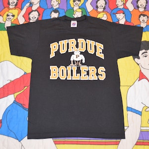 Vintage 1980&#39;s Purdue Boilermakers Shirt!!! 80s Thin, 50/50 Logo 7 Big Ten Tee!!!