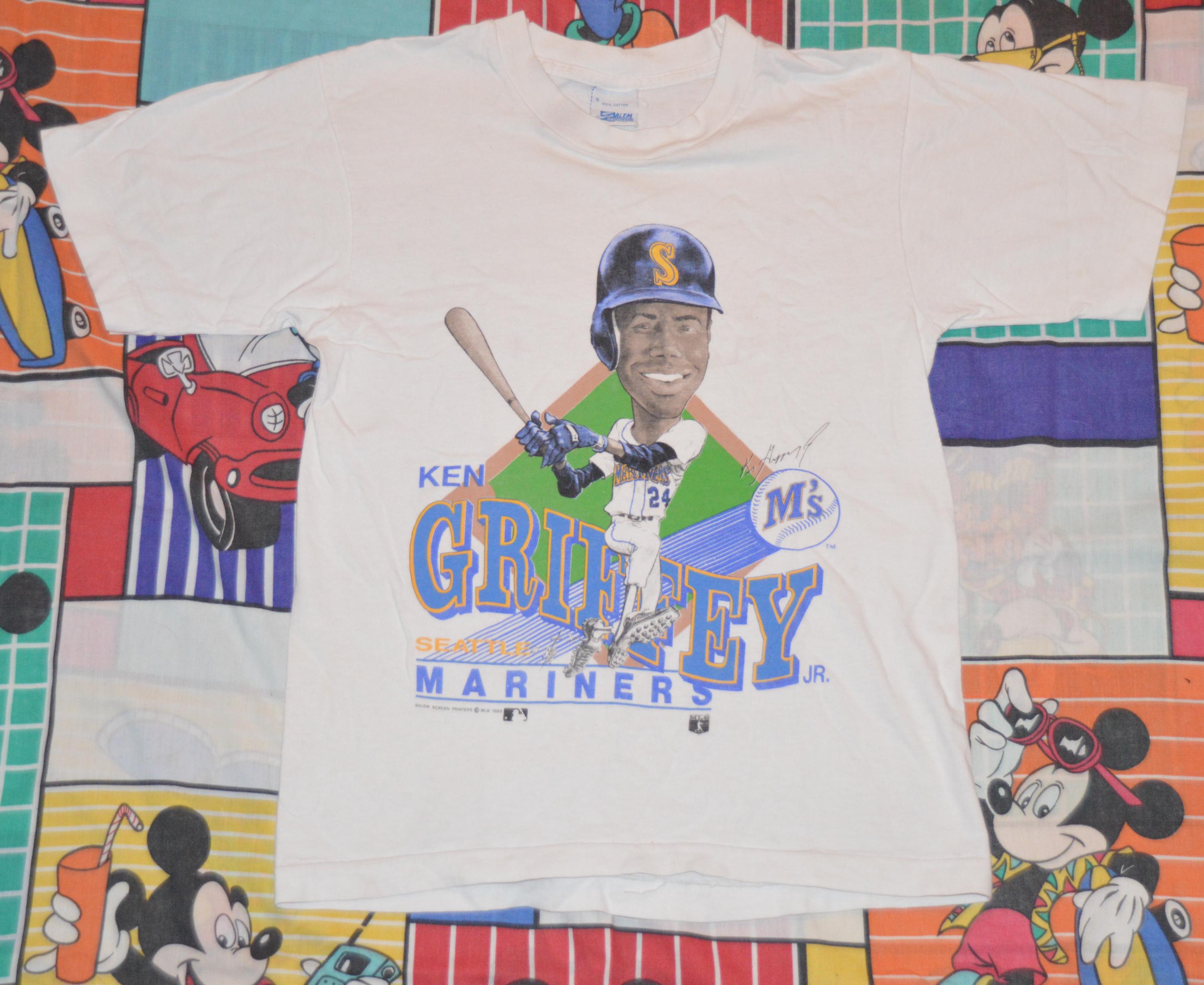 Vintage 1990s Seattle Mariners Ken Griffey Jr Baseball MLB Shirt