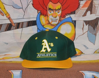 Vintage 1990's Oakland A's Snapback!!! 90s Athletics MLB Baseball Hat!!!