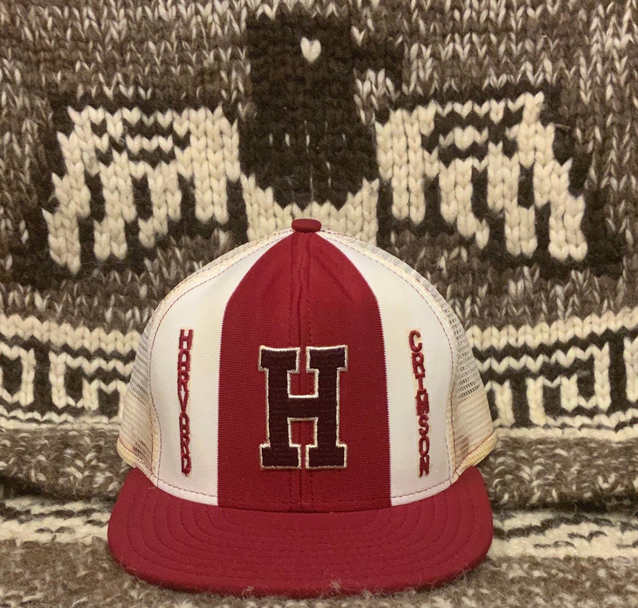 Harvard Business School Cap Hat Snap Back Vintage Teed Golf Ball