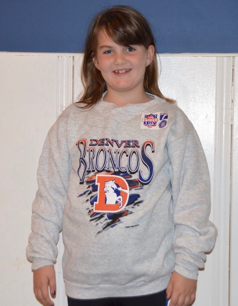 denver broncos youth sweatshirt