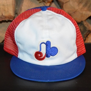 Vintage 1980&#39;s Montreal Expos Snapback! 80s ANNCO MLB Baseball Trucker Hat!