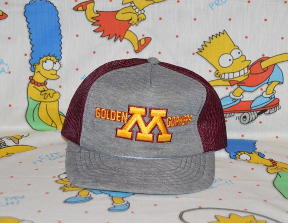 Vintage 1980’s Minnesota Golden Gophers Trucker H… - image 1