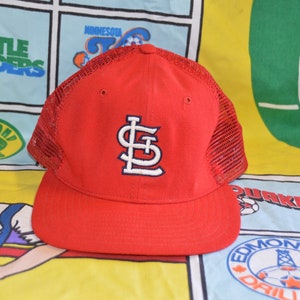 Vintage 1980&#39;s St. Louis Cardinals Trucker Hat Snapback! Retro STL New Era MLB Hat!
