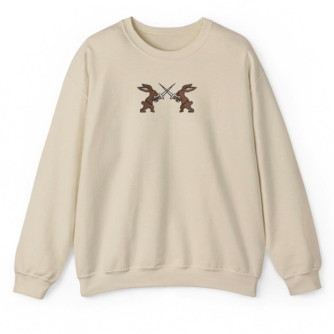 Kcd All Rabbit Embroidered Kingdom Come Deliverance Rabbit Sweatshirt: KCD Shield ...