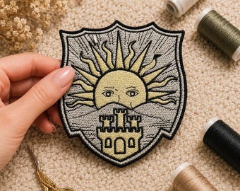 Golden Dawn - Black Clover inspiried Cosplay Patch, Golden Dawn Patch Iron-on, Gift for her