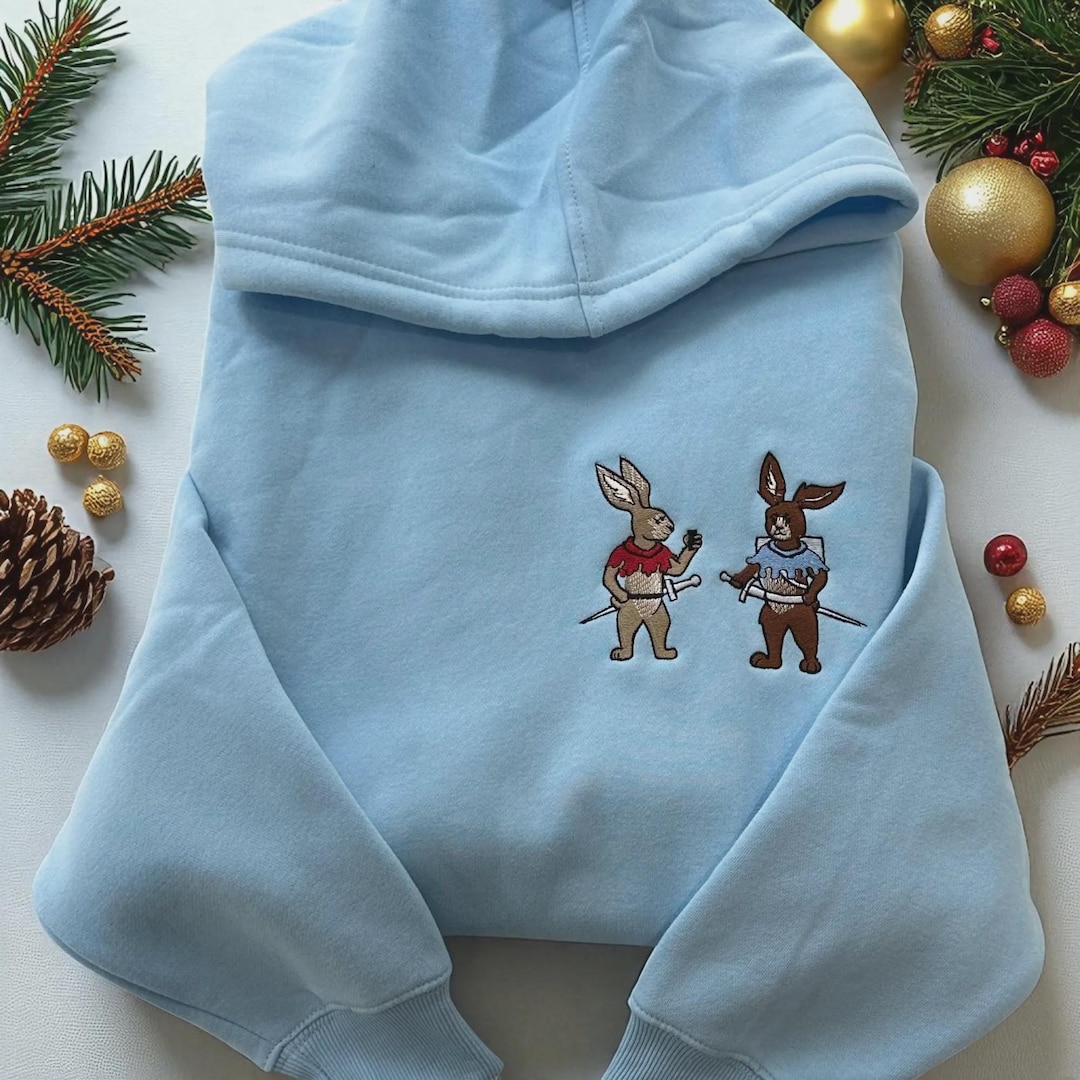 Kcd All Rabbit Embroidered Kingdom Come Deliverance Rabbit Sweatshirt: KCD Shield ...