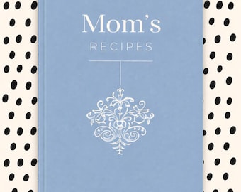 Blanco receptenboek, gepersonaliseerd kookboek met harde kaft, schrijf je eigen recepten