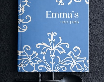 Aangepast hardcover receptenboek, blanco geschreven in kookboek, gepersonaliseerd keukendagboek,