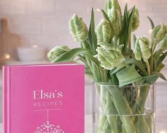 Op maat gemaakt receptenboek met harde kaft, blanco familiekookboek, opgeschreven in receptendagboek