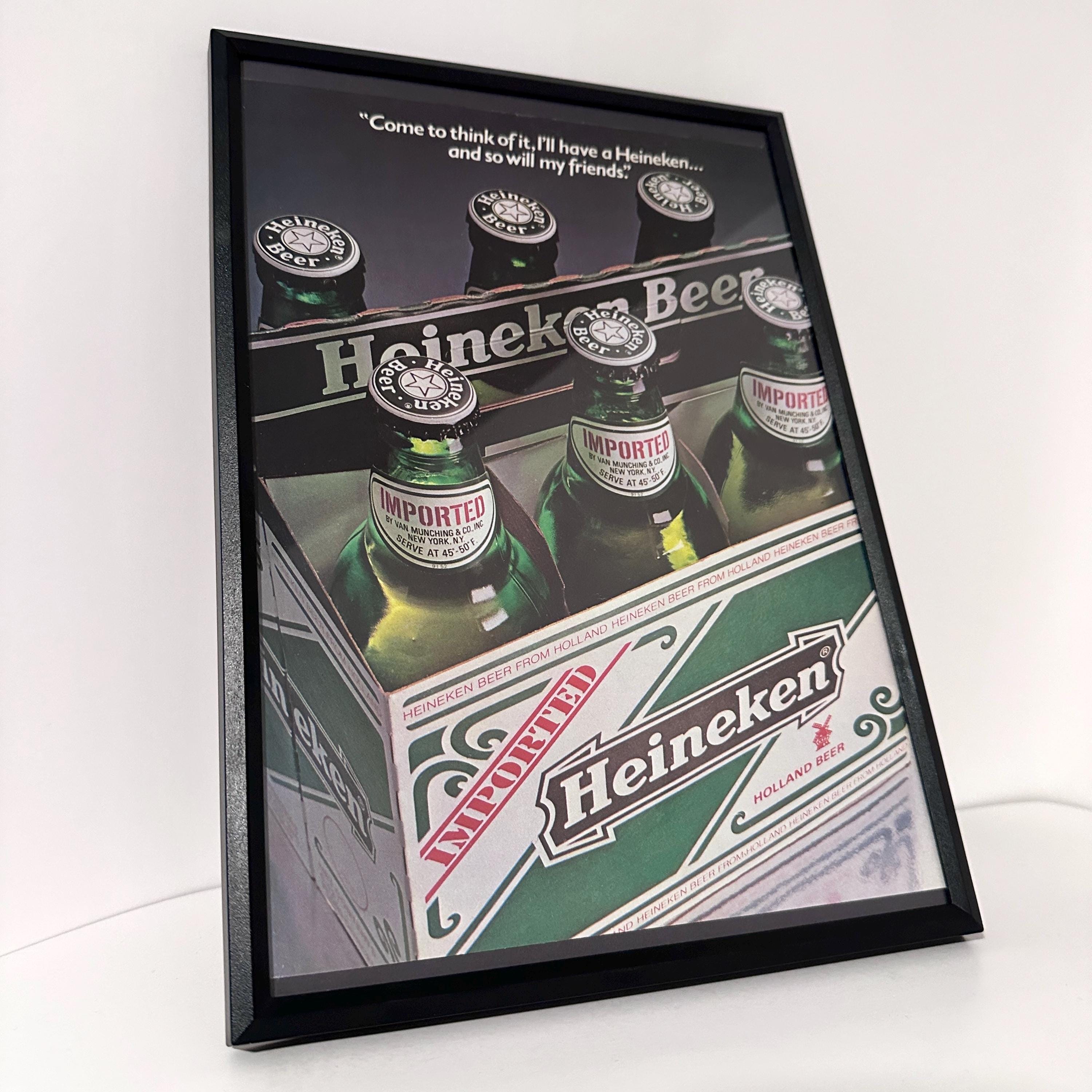 Heineken beer poster - Etsy 日本