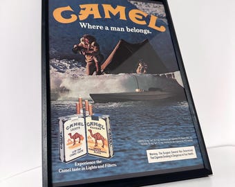 Camel Cigarettes Tobacco Vintage Advertisement (1981)