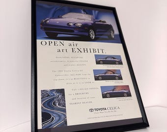 ヴィンテージ 1979 トヨタ セリカ GT リフトバック 雑誌印刷広告