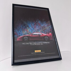 PIRELLI Tires Ferrari F40 Performing Arts 8x10 Poster Print Race