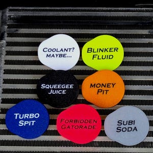 Tappo del serbatoio del liquido lavavetri personalizzato per Subaru WRX, STI, Legacy, Forester.
