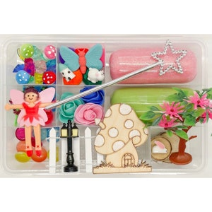 Fairy Garden Play Dough Sensory Kit,fairy Play Dough Kit, Play