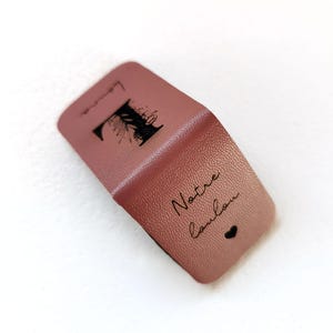 Personalized magnetic bookmark | Engraved initial, first name or message | Gift for readers image 15