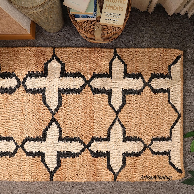 Handwoven Hemp Jute Rug Dhurrie, Natural Hemp Jute Rug, Hand Braided Rug, Hemp Jute Rug, Jute Bed Side Rug, Jute Rug Runner, Rug For Home