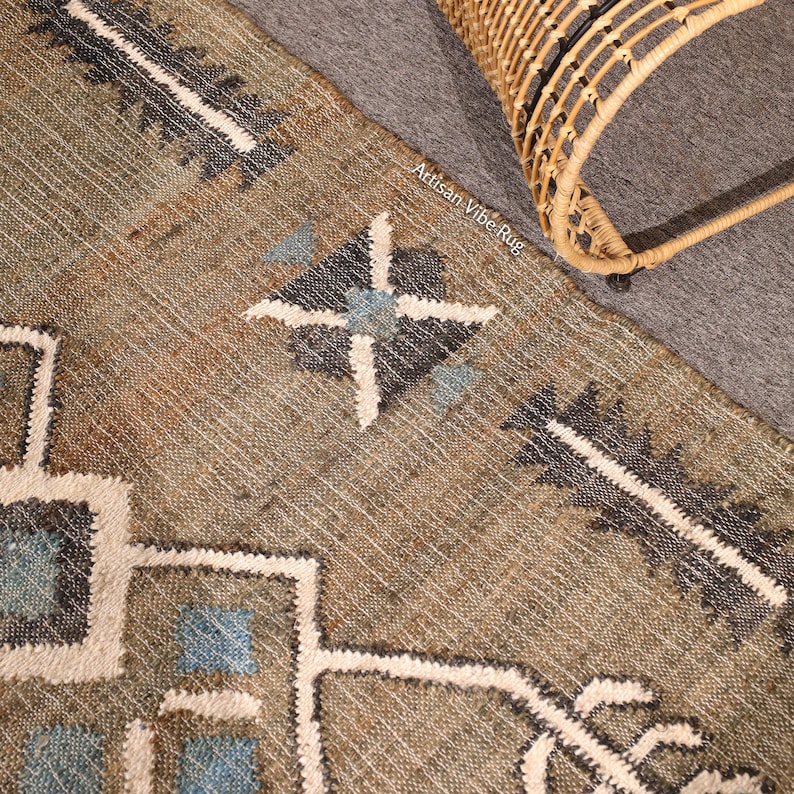 Boho Jute Rug, Farmhouse Jute Rug, Beige Jute Rug, Handwoven Jute Rug, Large Jute Rug, Home Décor Gift, House Warming Gift