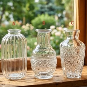 Glasvasen klein