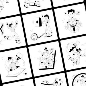 60 Trap Illustration Set |  Cybercrime, Fraud & Scam | SVG Clipart for Web, Mobile, and Print