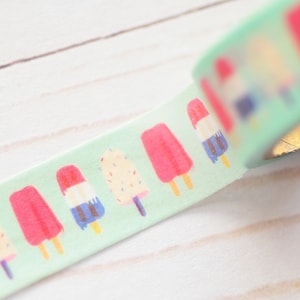 Popsicle Washi Tape – Patriotic Summer Design for Planners, Scrapbooks & Gift Wrap