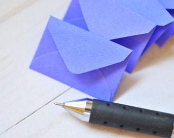 Tiny Envelopes - PURPLE - 1x1.5 inch - Love Notes, Scrapbooking, Embellishment & DIY Paper Crafts