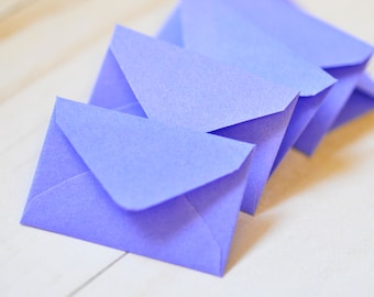 Tiny Envelopes - PURPLE // 1 inch x 1.5 inch // Love Notes // Embellishment // Decoration // Paper Crafting // Scrapbooking // Tooth Fairy