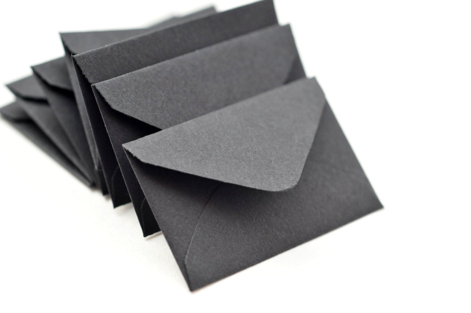 Tiny Envelopes - BLACK – 1x1.5\, image size:1500x996