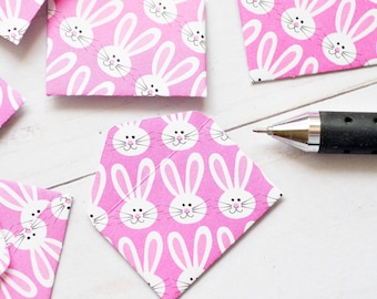 Tiny Bunny Love Notes – Set of 10 Mini Cards for Easter Baskets, Tooth Fairy Surprises, Journals & Teeny Notes