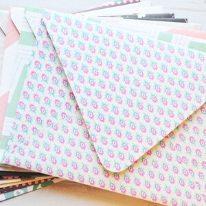 Assorted Envelopes - Set of 10 // Patterned Envelopes // Blank Cards ...