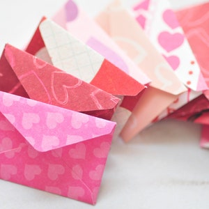 Tiny Valentine's Day Love Notes // 1 inch x 1.5 inch // Teeny Tiny Cards // Love Notes // Blank Cards // Embellishment // Love Letter image 7