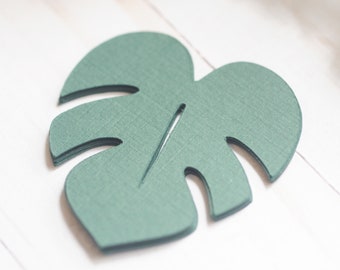 Monstera Leaf Cutouts – Tropical Paper Leaves for Jungle Parties, Crafts & Decor
