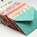 Assorted Mini Cards // Blank Cards // Gift Card Envelopes // Mini Envelopes // Love Notes // Advice Cards // Patterned Envelopes // Favors 