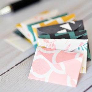 Hello Darling Tiny Love Notes – 1&quot; x 1.5&quot; - Handmade Paper Embellishments for Journals, Scrapbooking, Romantic & Creative Gifts