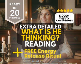 Gedetailleerde gedachten lezen op hetzelfde uur, wat hij denkt, exacte gevoelens lezen, tarot-liefdes lezen, toekomstige liefdesinzichten, paranormale liefde