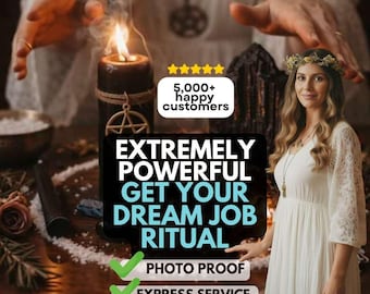 Powerful Job Spell, Fast Results, Same Day Casting, Traditional Witchcraft, Manifest Your Dream Job, Career & Abundance White Magic