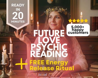 Extra Detailed Love Reading, Future Love Psychic Reading, Same Hour Reading, Relationship, Psychic Reading, Medium Reading, Tarot Reading