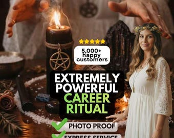 Powerful Career Spell, Get a Job Ritual, Employment Success Casting, Dream Job Manifestation, New Career Magic, Same Day Cast