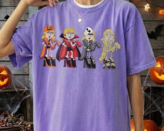 Disney Channel Lizzie McGuire Halloween-tröja, Vad drömmar är gjorda av-tröja, Disneyland familjematchande kostymtröja, Retro Disney-tröja