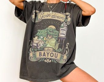 Tiana’s Bayou Adventure Shirt, Princess and the Frog Disney Tee, Bayou Adventure T-Shirt, Goin Down the Bayou Graphic Shirt, Disney Trip Tee