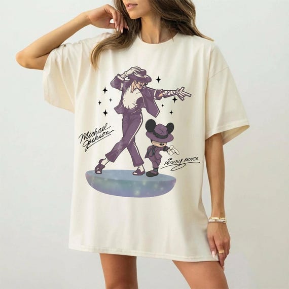 Retro Michael Jackson Mickey Mouse Shirt, Disney Dance Tee