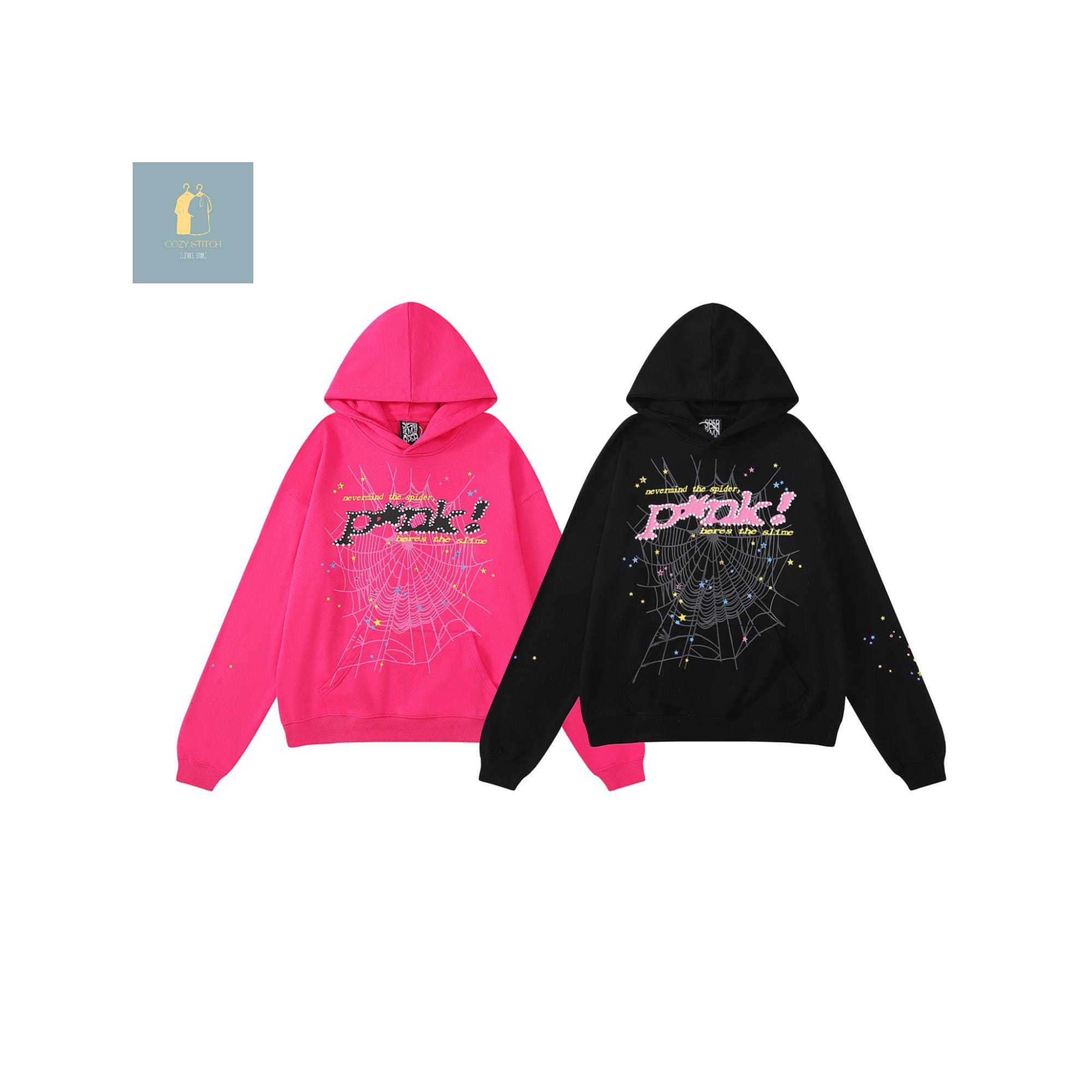 Sp5der hoodie pink - Etsy 日本
