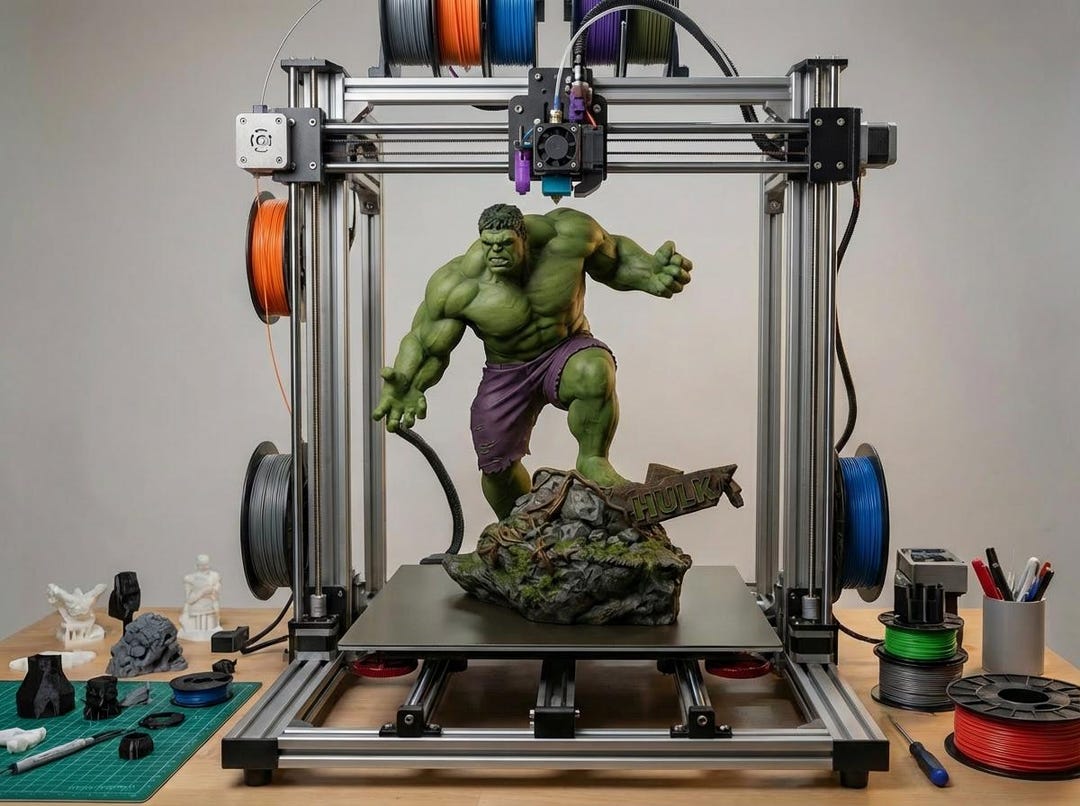 Hulk STL File | Superhero 3D Print Statue | Digital Download - Etsy