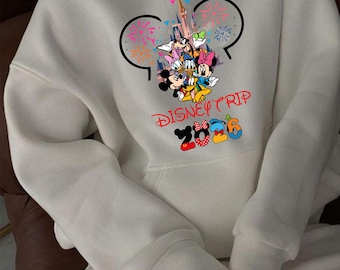 Sudadera con capucha para viaje a Disney 2026, sudadera con capucha para vacaciones familiares de Disney 2026, sudadera con capucha para viajes a Disneyland, sudadera con capucha para viaje a Disney unisex para adultos y niños.