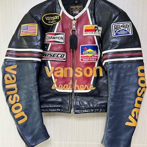 Vanson Star Jacket - Etsy Canada