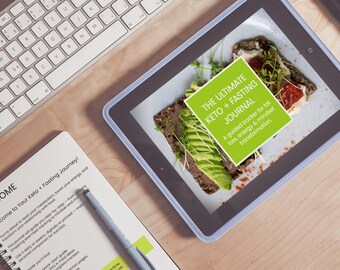 Keto and Intermittent Fasting Journal | Printable PDF