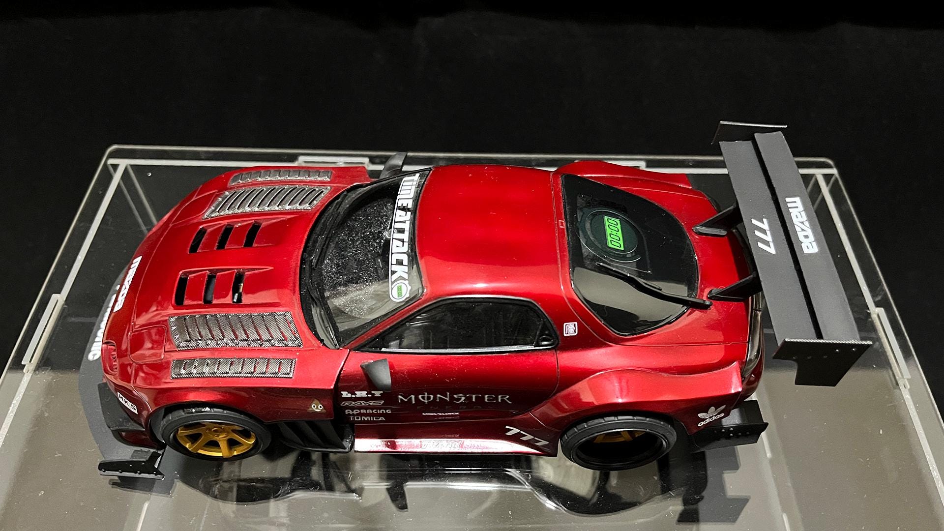 1/24 Mazda RX-7 Timeattack Widebody Kit for Tamiya 24110，3D